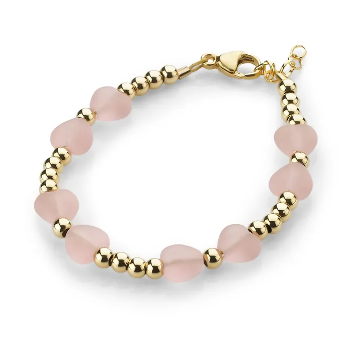 Perfect Piercing Gold filled beaded bow bracelet Bracelets