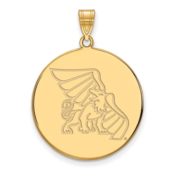 PreStyled Sets TreasureFineJewelers 10K Yellow Gold Missouri Western State University XL Disc Pendant