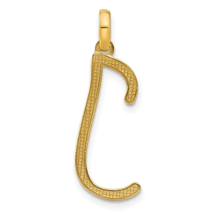 PreStyled Sets TreasureFineJewelers 14k Yellow Gold Fancy Letter J
