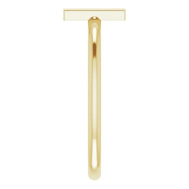 Rings 14K Yellow Initial H Ring TreasureFineJewelers