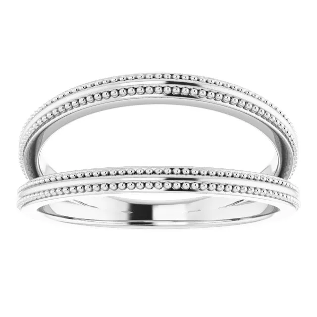 Rings Sterling Silver Negative Space Ring TreasureFineJewelers