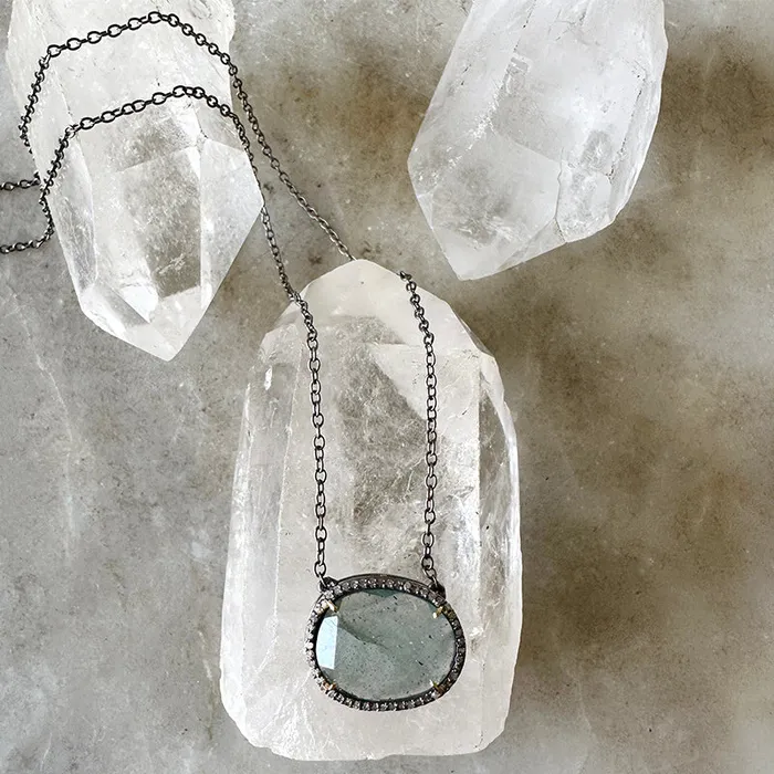 Robindira Unsworth Necklaces Inez Aquamarine Necklace