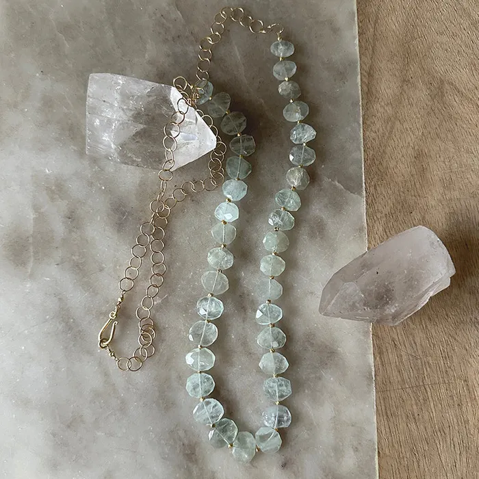 Robindira Unsworth Necklaces Joni Aquamarine Necklace