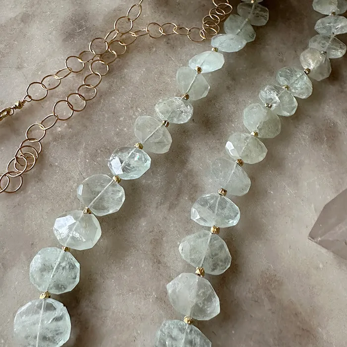 Robindira Unsworth Necklaces Joni Aquamarine Necklace