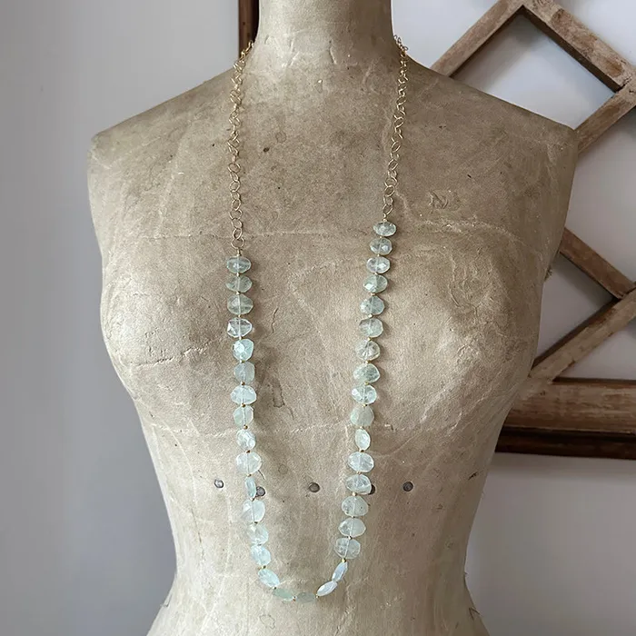 Robindira Unsworth Necklaces Joni Aquamarine Necklace