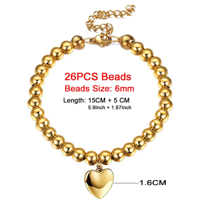 Shop Personalized Heart Beads Bracelets Trendolla Jewelry Necklaces