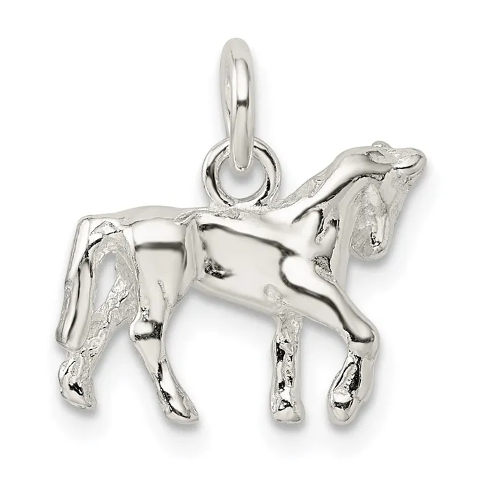 Sterling Silver Horse Charm TreasureFineJewelers Rings