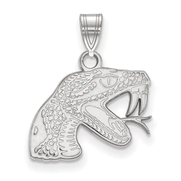 Sterling Silver Rhodiumplated Florida A and M University Rattler Small Pendant TreasureFineJewelers Necklaces Sterling Silver Rhodiumplated Florida A and M University Rattler Small Pendant TreasureFineJewelers Necklaces
