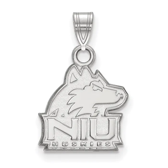 Sterling Silver Rhodiumplated Northern Illinois University NIU Huskies Small Pendant TreasureFineJewelers Necklaces Sterling Silver Rhodiumplated Northern Illinois University NIU Huskies Small Pendant TreasureFineJewelers Necklaces