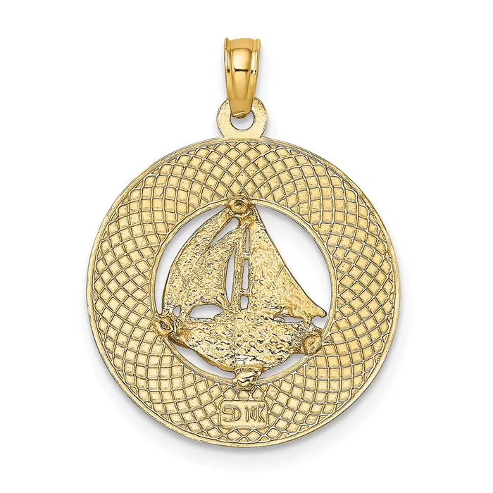 TreasureFineJewelers Charm Necklaces 14K ANNAPOLIS MD Sailboat Charm