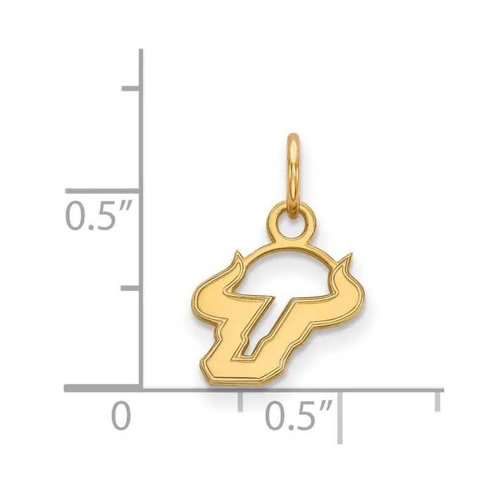 TreasureFineJewelers Necklaces 14k Gold University of South Florida XS Pendant