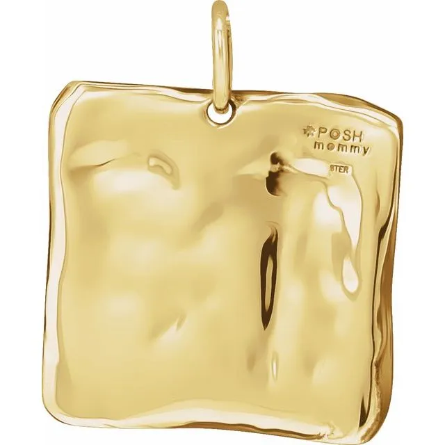 TreasureFineJewelers Necklaces 14K Yellow Gold Initial Z VintageInspired Pendant