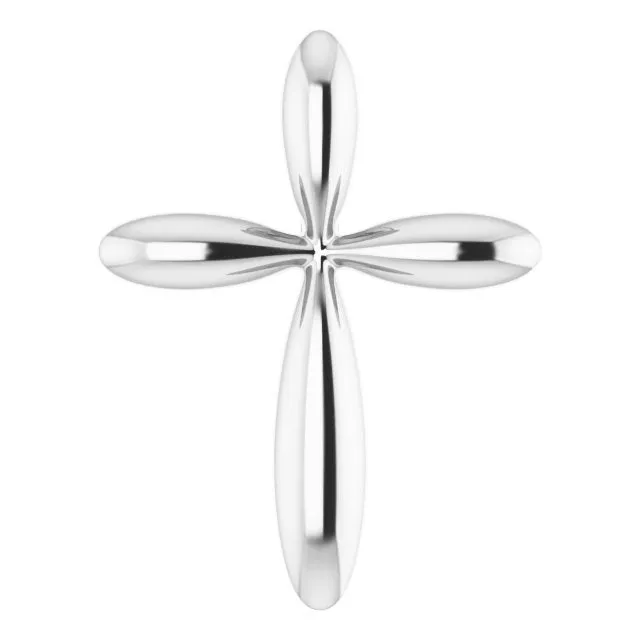 TreasureFineJewelers Necklaces Sterling Silver 1465x112 mm Cross Pendant