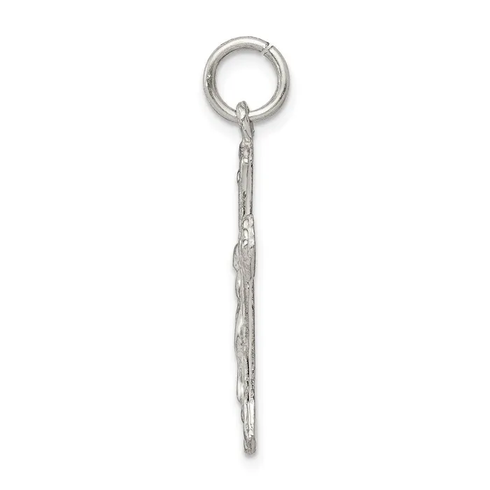 TreasureFineJewelers Necklaces Sterling Silver Crucifix Pendant