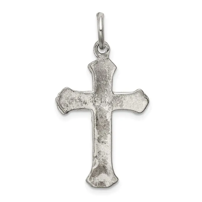 TreasureFineJewelers Necklaces Sterling Silver Crucifix Pendant