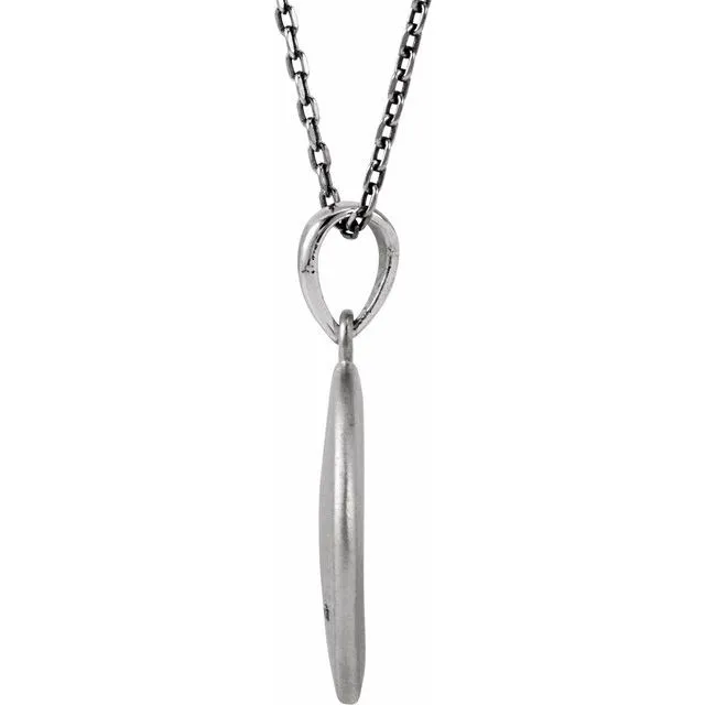 TreasureFineJewelers Sterling Silver 005 CTW Diamond Initial O 18 Necklace Necklaces