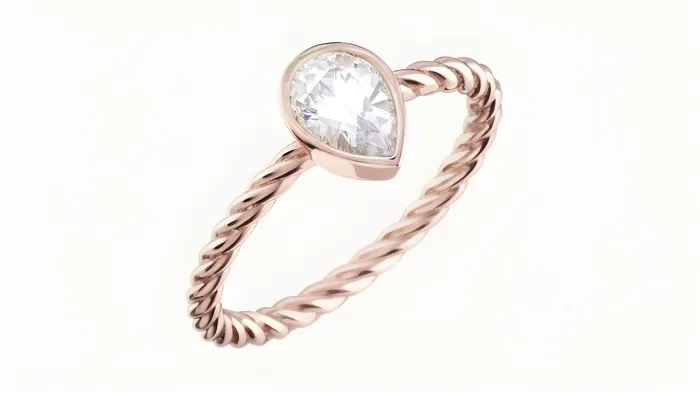 14k Rose Gold Pear Diamond Rope Engagement Ring Gold Lab Grown Pear Diamond Created Diamond Engagement Ring Moissanite Ring Rose Gold FL LLC Rings 14k Rose Gold Pear Diamond Rope Engagement Ring Gold Lab Grown Pear Diamond Created Diamond Engagement Ring Moissanite Ring Rose Gold FL LLC Rings