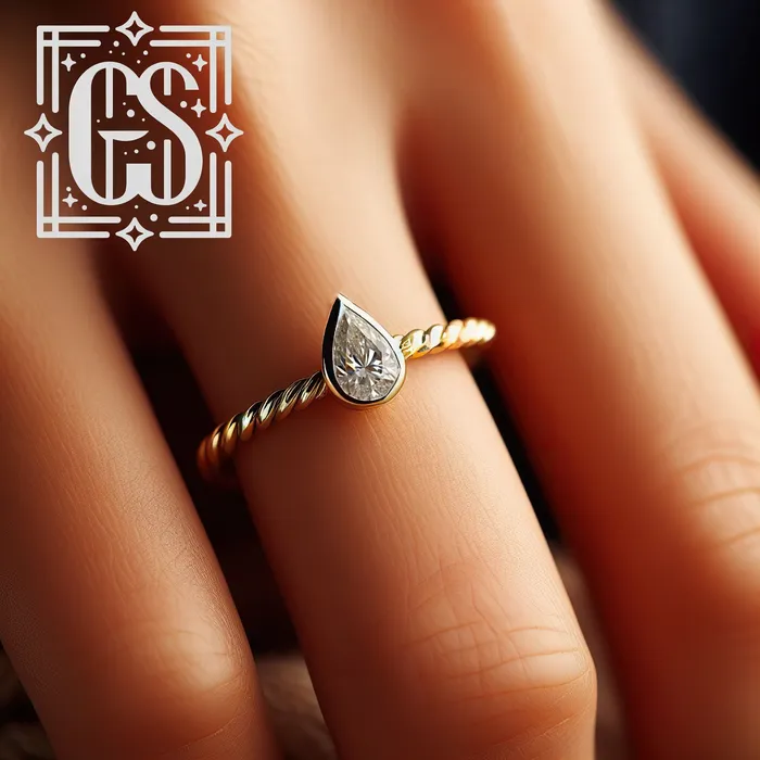 14k Rose Gold Pear Diamond Rope Engagement Ring Gold Lab Grown Pear Diamond Created Diamond Engagement Ring Moissanite Ring Rose Gold FL LLC Rings 14k Rose Gold Pear Diamond Rope Engagement Ring Gold Lab Grown Pear Diamond Created Diamond Engagement Ring Moissanite Ring Rose Gold FL LLC Rings