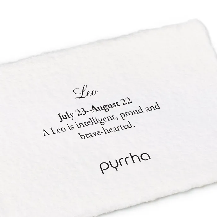 Charm Necklaces Leo Zodiac Charm Limited Edition Pyrrha