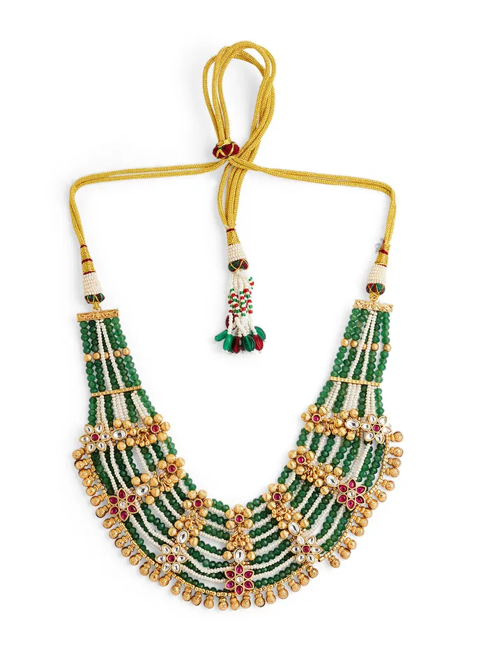 Gilded Garland Necklace Set Curio Cottage Necklaces