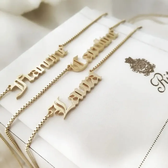 KHLOE JEWELS Custom Jewelry Necklaces Gothic Custom Box Chain Necklace