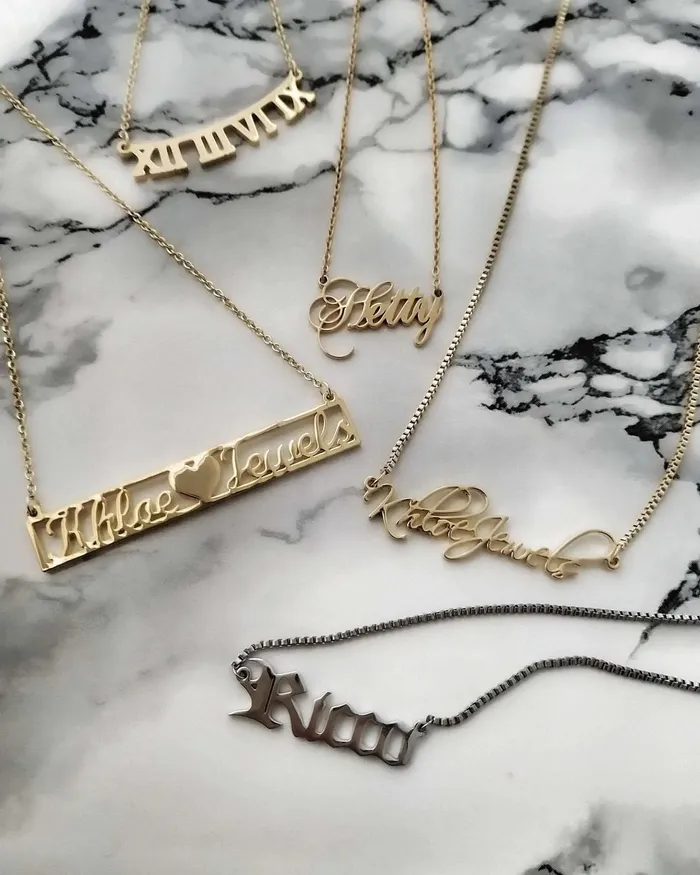 KHLOE JEWELS Custom Jewelry Necklaces Gothic Custom Box Chain Necklace