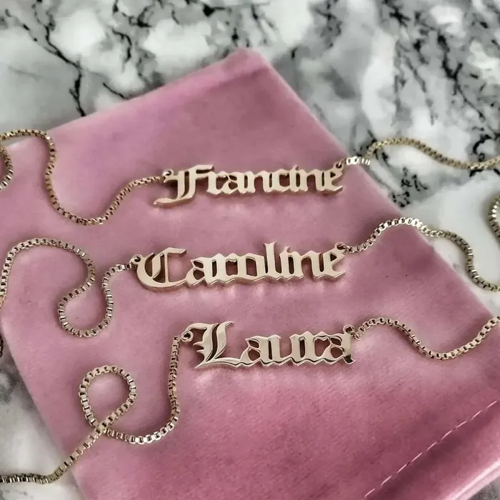 KHLOE JEWELS Custom Jewelry Necklaces Gothic Custom Box Chain Necklace