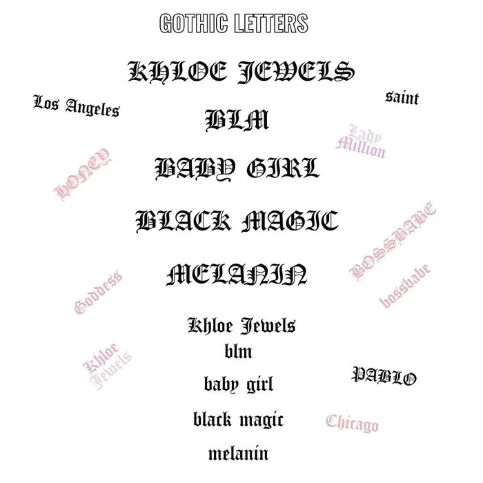 KHLOE JEWELS Custom Jewelry Necklaces Gothic Custom Box Chain Necklace