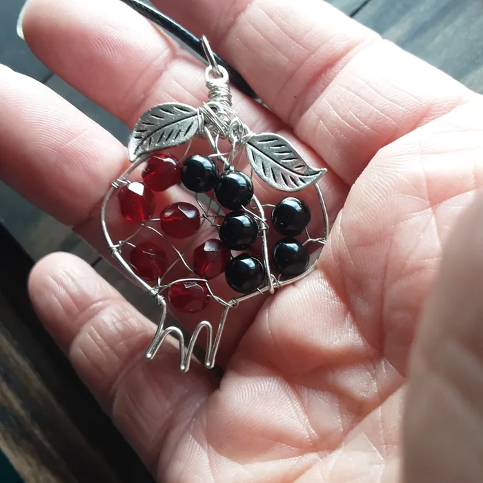 Large Pomegranate necklace style F The Worthy Witch Necklaces