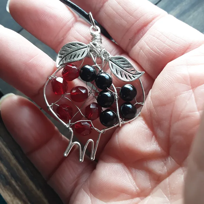 Large Pomegranate necklace style F The Worthy Witch Necklaces