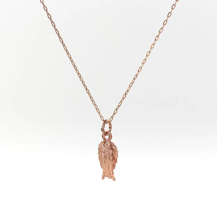 Mimi Marge Necklaces Rose Gold Vermeil Double Wing Necklace