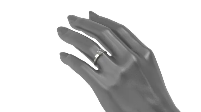 MyUniqueRing Rings Colorado Ring Colorado Engagement Ring White Gold