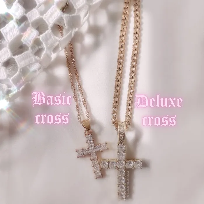 Necklaces KHLOE JEWELS Paris CZ Cross Necklace