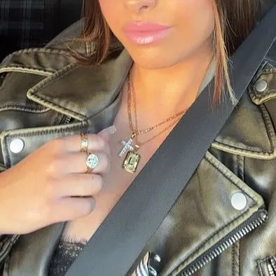 Necklaces KHLOE JEWELS Paris CZ Cross Necklace