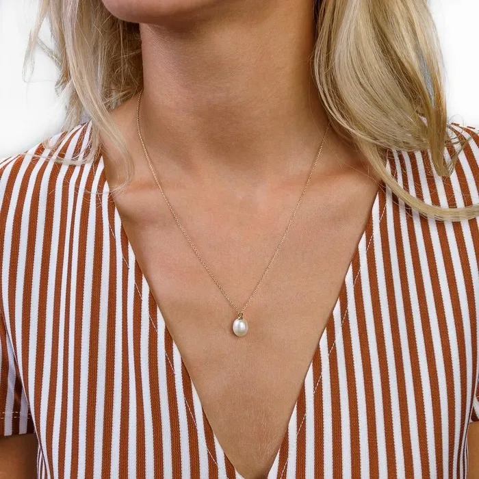 Pilgrim Necklaces Eila Gold Plated Pearl Necklace