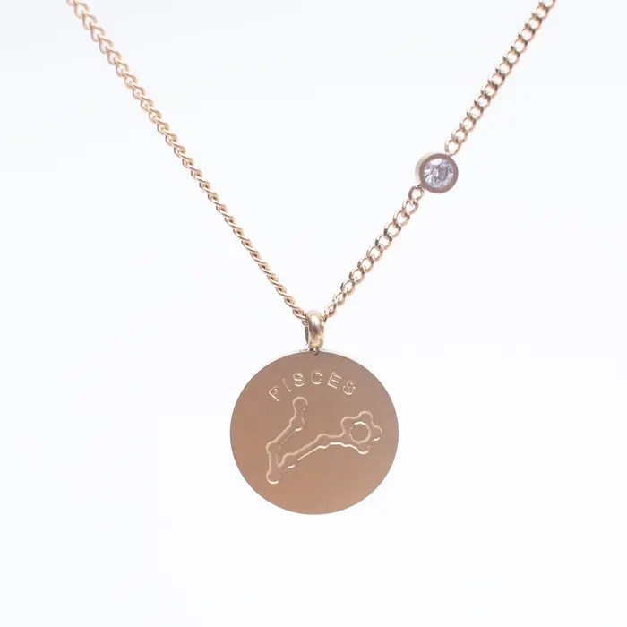 Pisces Constellation Necklace FAB Accessories Necklaces