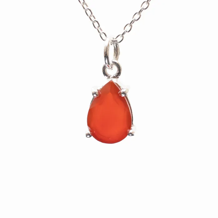 Silver Lotus Necklaces Virgo Birthstone Necklace