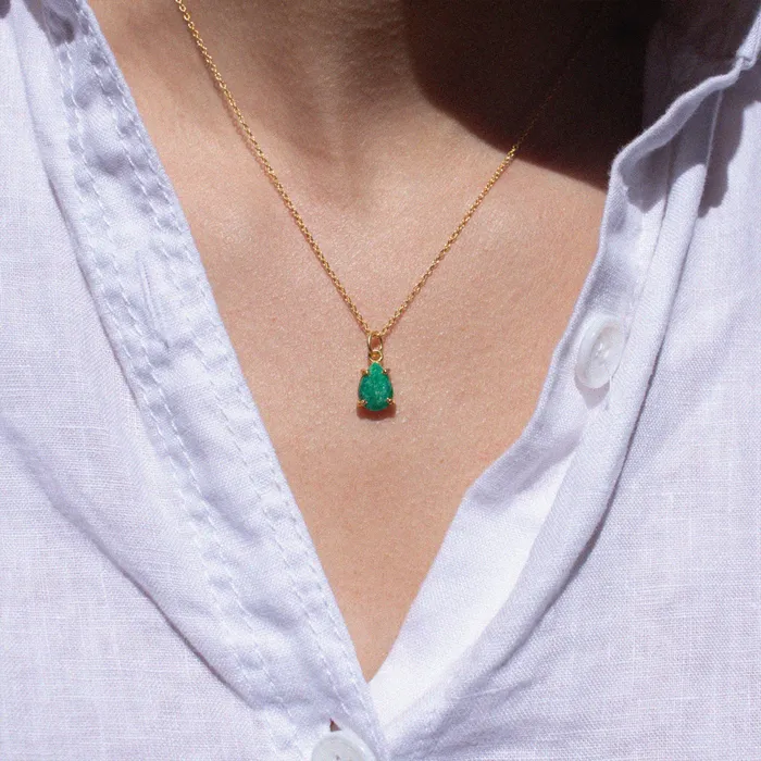 Silver Lotus Necklaces Virgo Birthstone Necklace