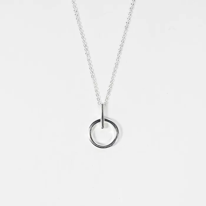 Tashi Necklaces Mod Geometric Silver Necklace